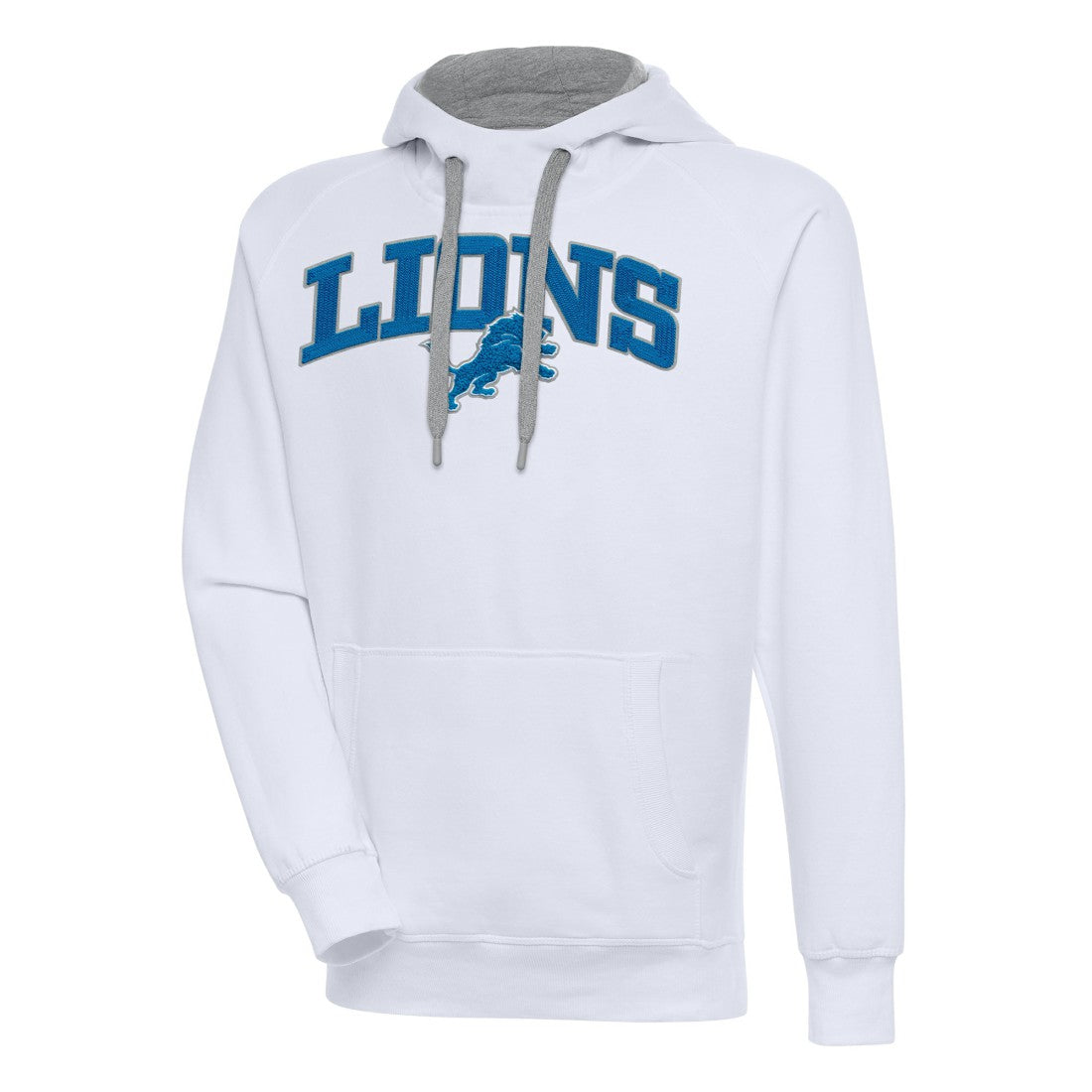 Detroit Lions Antigua Victory Pullover Hoodie White - NFL