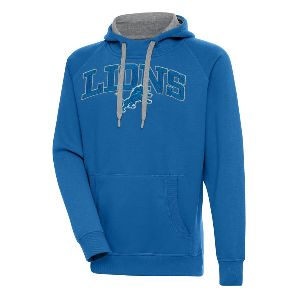 Detroit Lions Antigua Victory Pullover Hoodie Blue - NFL