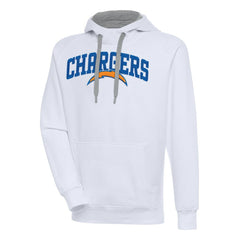 Los Angeles Chargers Antigua Victory Pullover Hoodie White - NFL