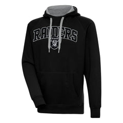 Las Vegas Raiders Antigua Victory Pullover Hoodie Black - NFL