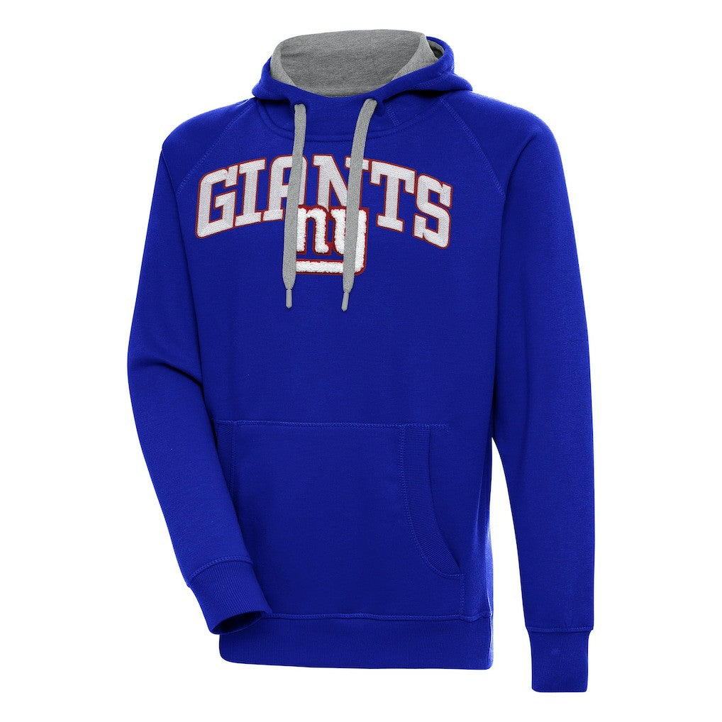New York Giants Antigua Victory Pullover Hoodie Royal - NFL