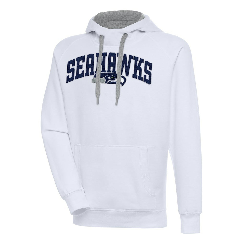 Seattle Seahawks Antigua Victory Pullover Hoodie White - NFL