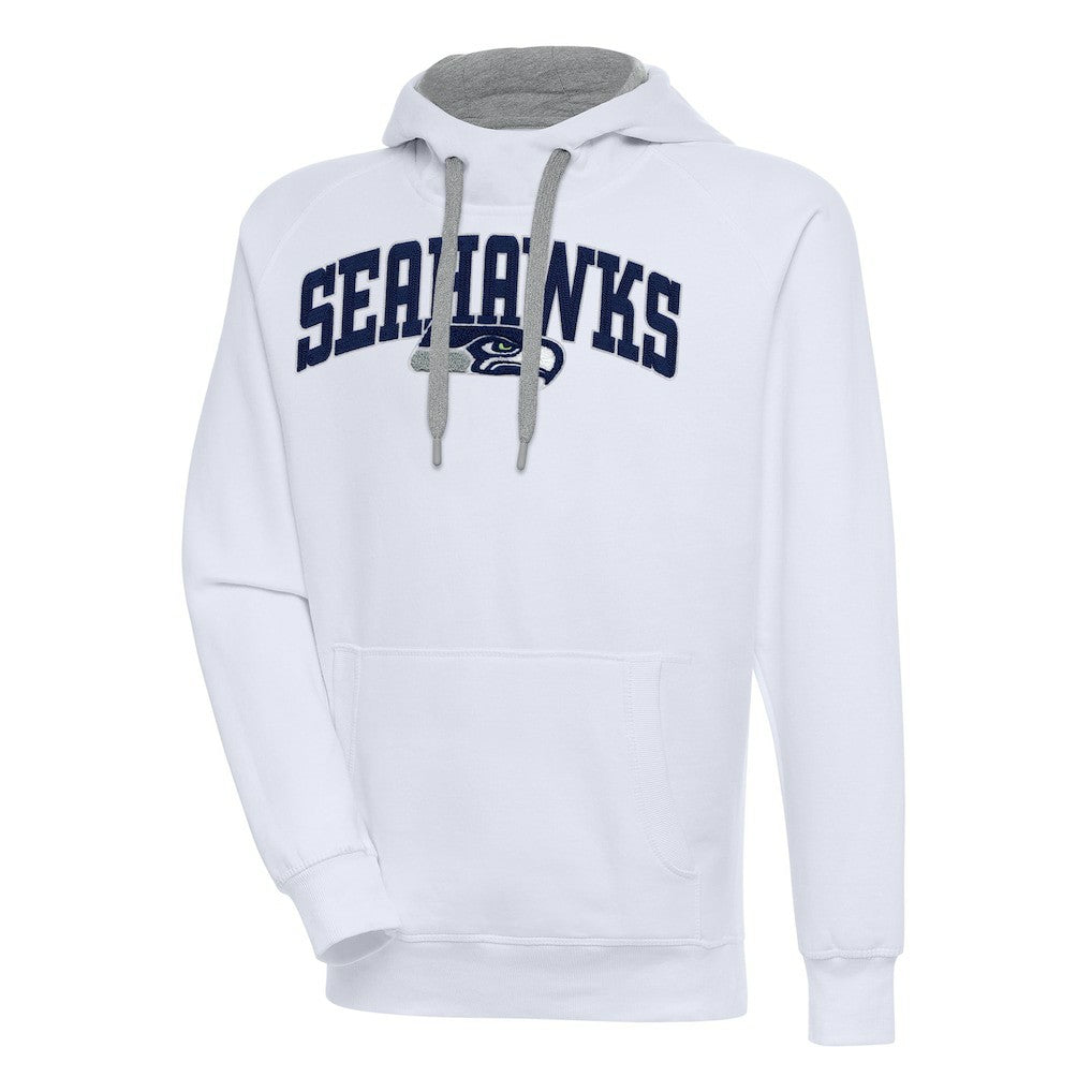 Seattle Seahawks Antigua Victory Pullover Hoodie White - NFL