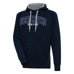 Seattle Seahawks Antigua Victory Pullover Hoodie College Navy - NFL