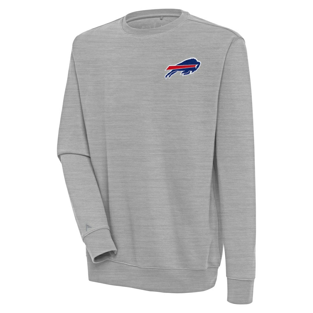 Buffalo Bills Antigua Victory Pullover Sweatshirt Heather Gray - NFL