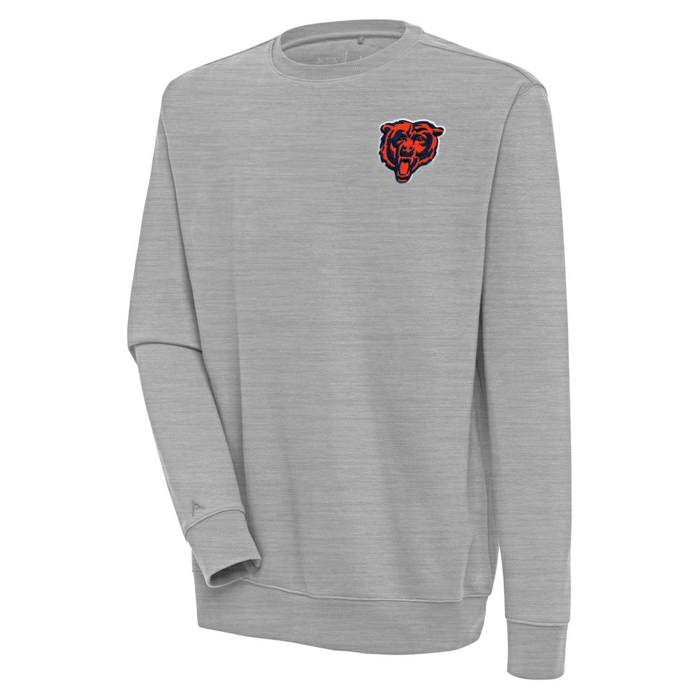 Chicago Bears Antigua Victory Pullover Sweatshirt Heather Gray - NFL