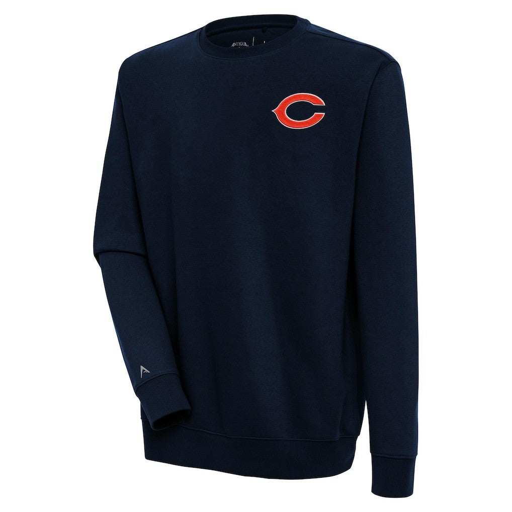 Chicago Bears Antigua Victory Pullover Sweatshirt Navy - NFL