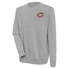 Chicago Bears Antigua Victory Pullover Sweatshirt Heather Gray - NFL