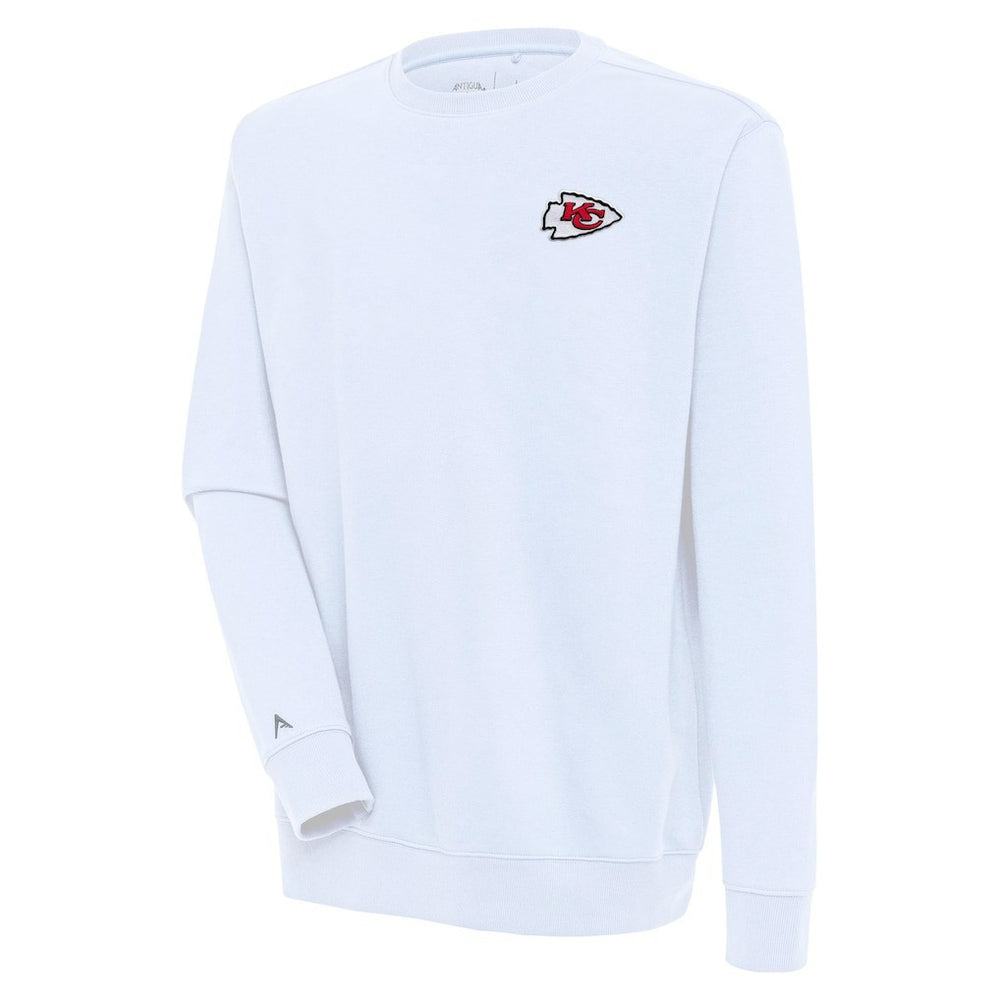 Kansas City Chiefs Antigua Victory Pullover Sweatshirt White - NFL