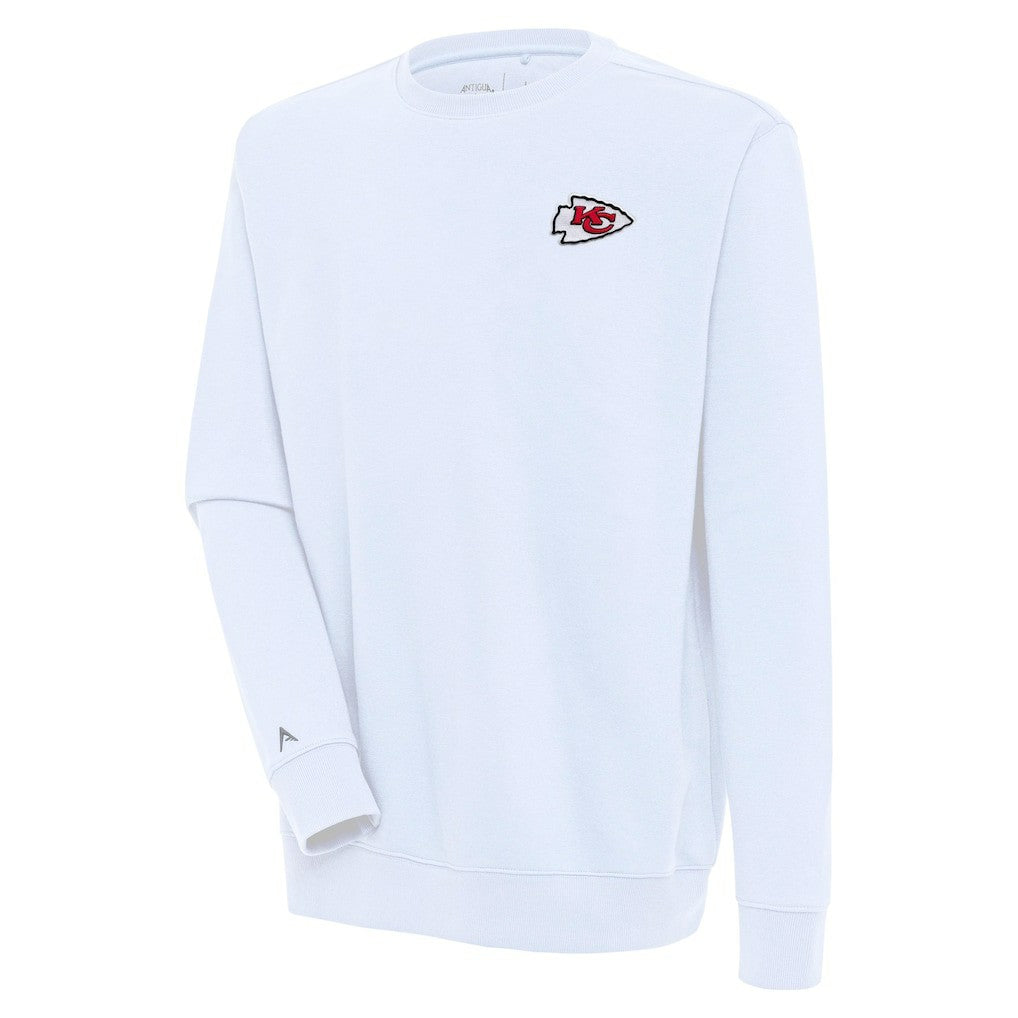 Kansas City Chiefs Antigua Victory Pullover Sweatshirt White - NFL