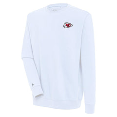 Kansas City Chiefs Antigua Victory Pullover Sweatshirt White - NFL