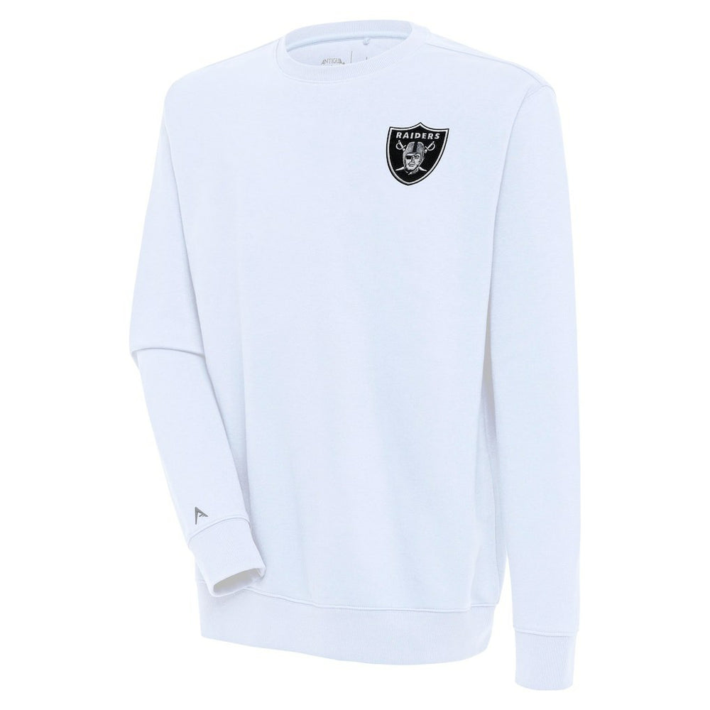 Las Vegas Raiders Antigua Victory Pullover Sweatshirt White - NFL