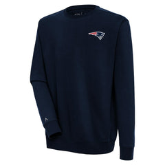 New England Patriots Antigua Victory Pullover Sweatshirt Navy - NFL