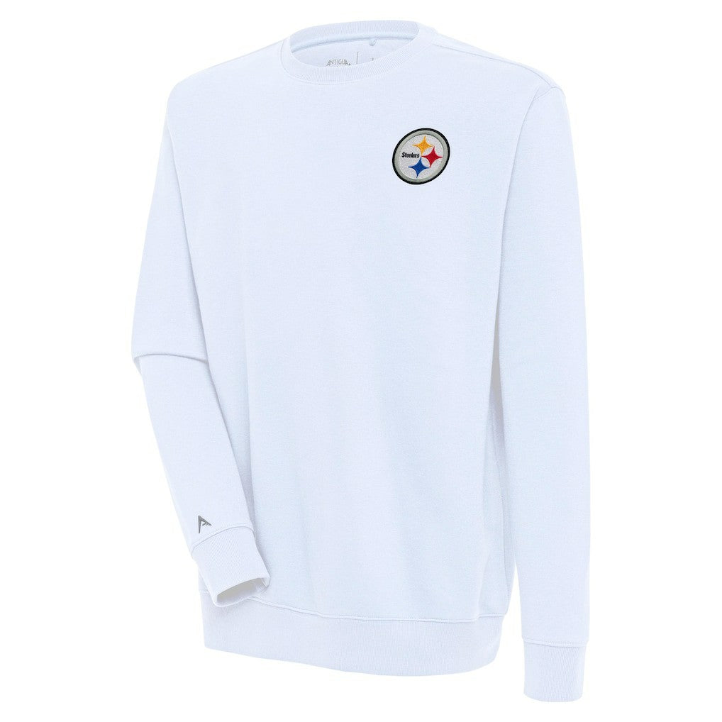 Pittsburgh Steelers Antigua Victory Pullover Sweatshirt White - NFL