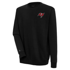 Tampa Bay Buccaneers Antigua Victory Pullover Sweatshirt Black - NFL