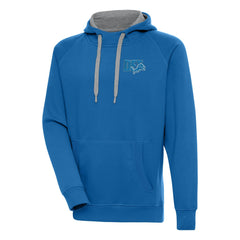 Detroit Lions Antigua Victory Pullover Hoodie Blue - NFL