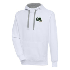 Green Bay Packers Antigua Victory Pullover Hoodie White - NFL