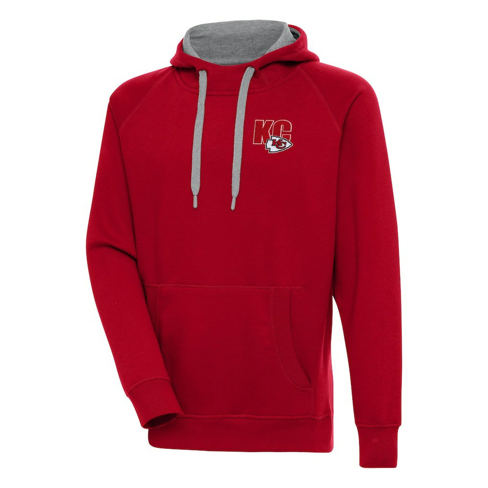 Kansas City Chiefs Antigua Victory Pullover Hoodie Red - NFL
