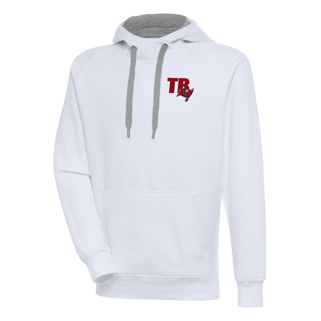 Tampa Bay Buccaneers Antigua Victory Pullover Hoodie White - NFL
