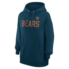 Chicago Bears G-III 4Her by Carl Banks Women's Dot Print Pullover Hoodie Navy - NFL