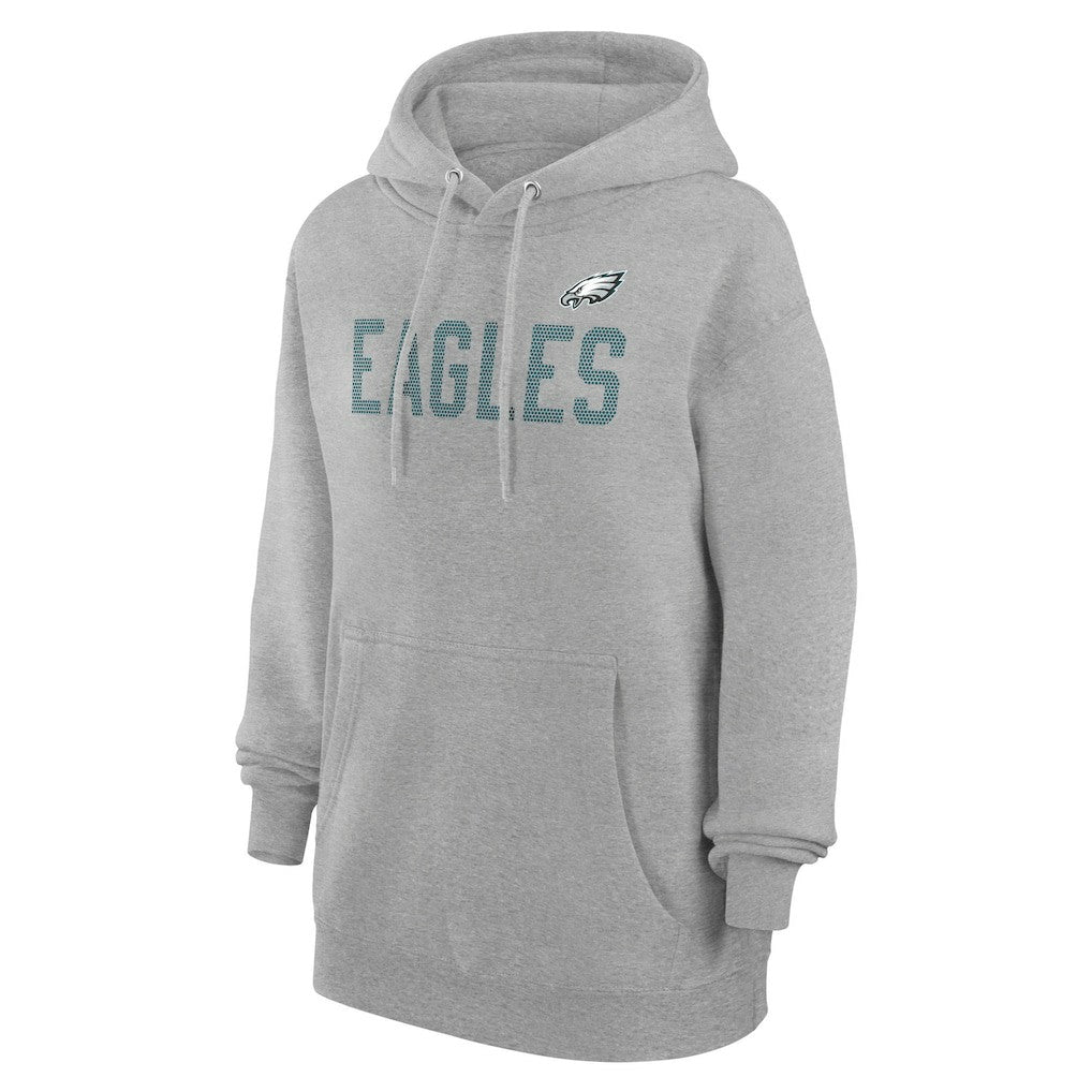 Philadelphia Eagles G-III 4Her by Carl Banks Women's Dot Print Pullover Hoodie Heather Gray - NFL