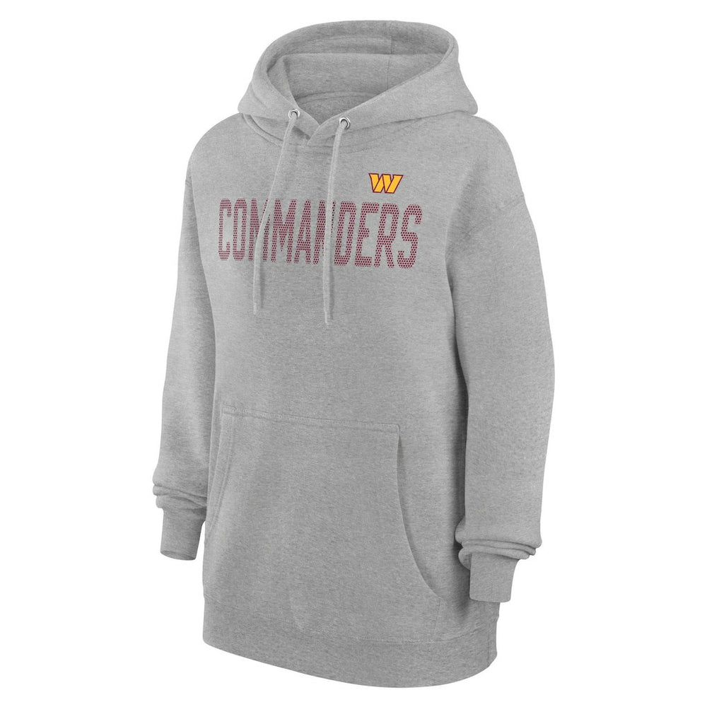 Washington Commanders G-III 4Her by Carl Banks Women's Dot Print Pullover Hoodie Heather Gray - NFL