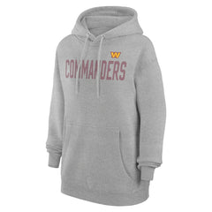 Washington Commanders G-III 4Her by Carl Banks Women's Dot Print Pullover Hoodie Heather Gray - NFL