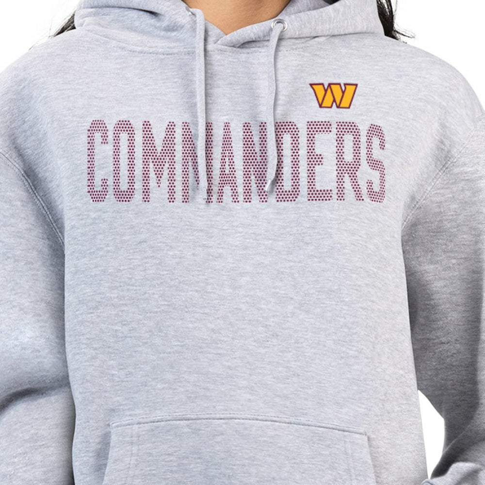 Washington Commanders G-III 4Her by Carl Banks Women's Dot Print Pullover Hoodie Heather Gray - NFL
