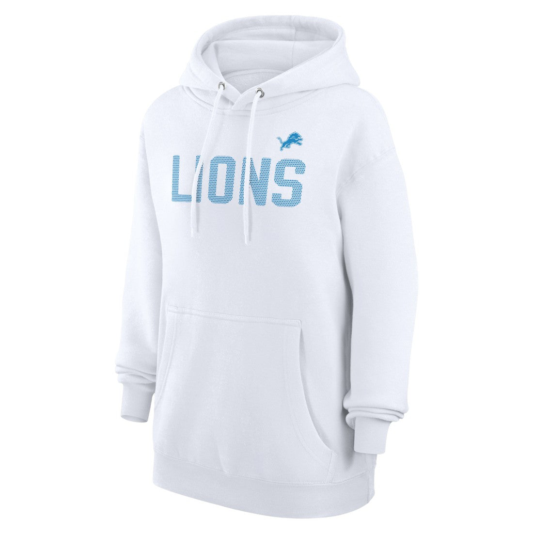 Detroit Lions G-III 4Her by Carl Banks Women's Dot Print Pullover Hoodie White - NFL