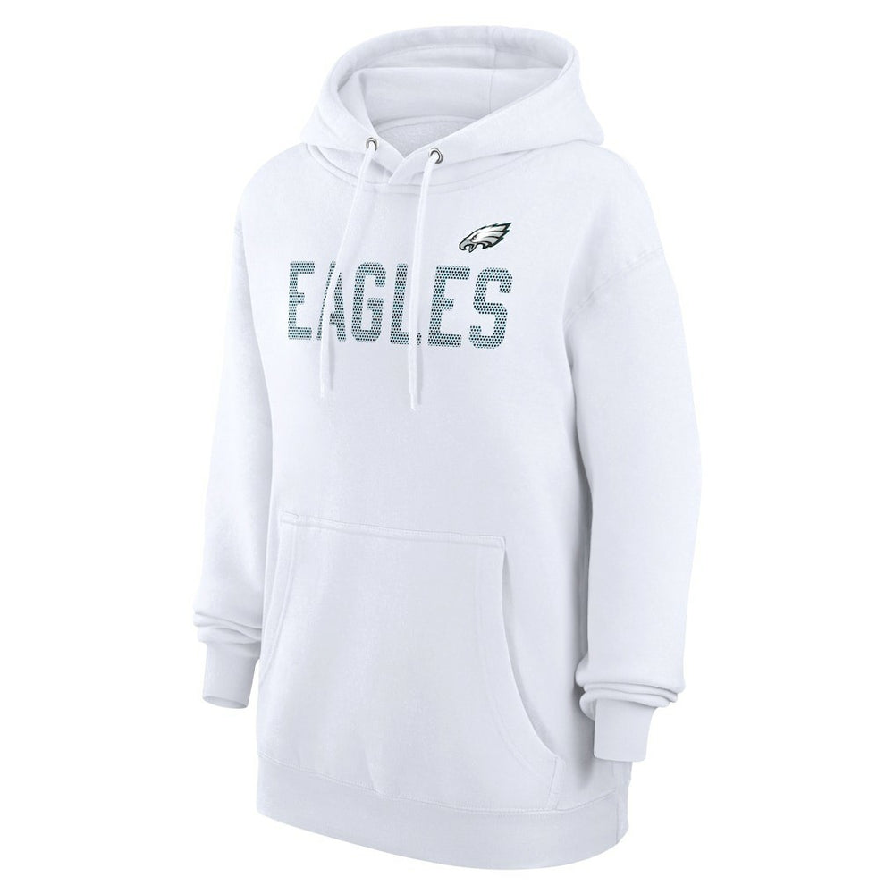 Philadelphia Eagles G-III 4Her by Carl Banks Women's Dot Print Pullover Hoodie White - NFL