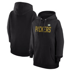 Green Bay Packers G-III 4Her by Carl Banks Women's Dot Print Pullover Hoodie Black - NFL