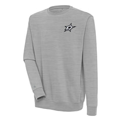 Dallas Stars - Antigua Victory Pullover Sweatshirt Heather Gray