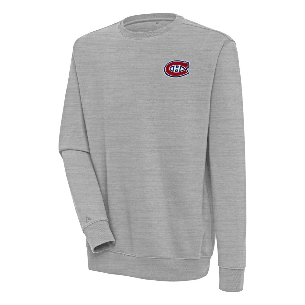 Montreal Canadiens - Antigua Victory Pullover Sweatshirt Heather Gray