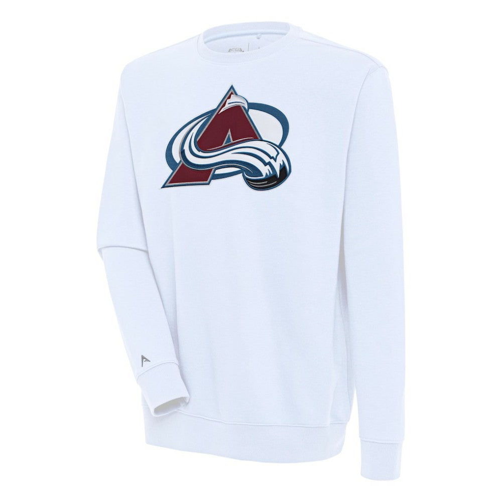 Colorado Avalanche - Antigua Victory Pullover Sweatshirt White
