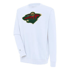 Minnesota Wild - Antigua Victory Pullover Sweatshirt White