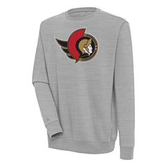 Ottawa Senators - Antigua Victory Pullover Sweatshirt Heather Gray