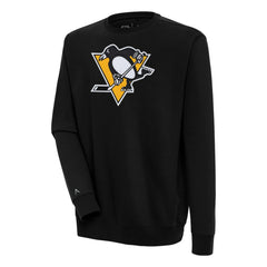 Pittsburgh Penguins Antigua Victory Pullover Sweatshirt Black