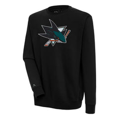 San Jose Sharks - Antigua Victory Pullover Sweatshirt Black