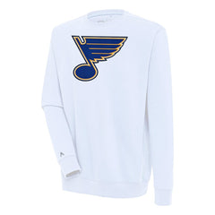 St. Louis Blues - Antigua Victory Pullover Sweatshirt White
