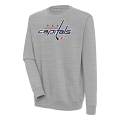 Washington Capitals Antigua Victory Pullover Sweatshirt Heather Gray