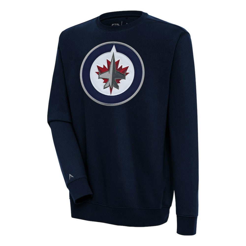 Winnipeg Jets - Antigua Victory Pullover Sweatshirt Navy