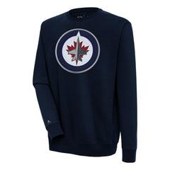 Winnipeg Jets - Antigua Victory Pullover Sweatshirt Navy