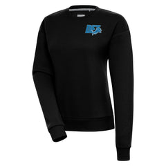Detroit Lions Antigua Women's Victory Pullover Sweatshirt Black - NFL