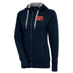 Chicago Bears Antigua Women's Victory Full-Zip Hoodie Navy - NFL