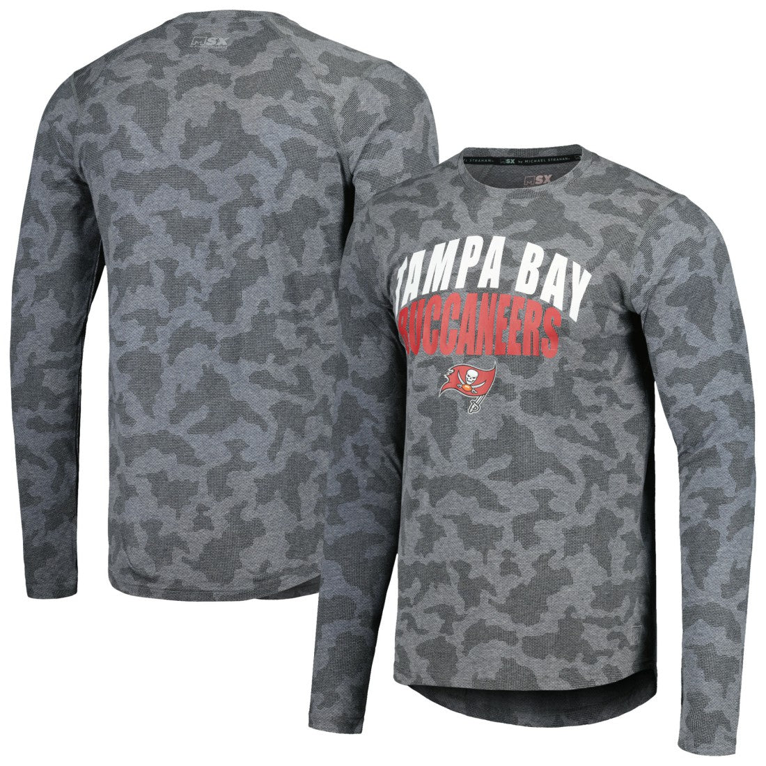 Tampa Bay Buccaneers Starter Long Sleeve T-Shirt Heather Charcoal - NFL