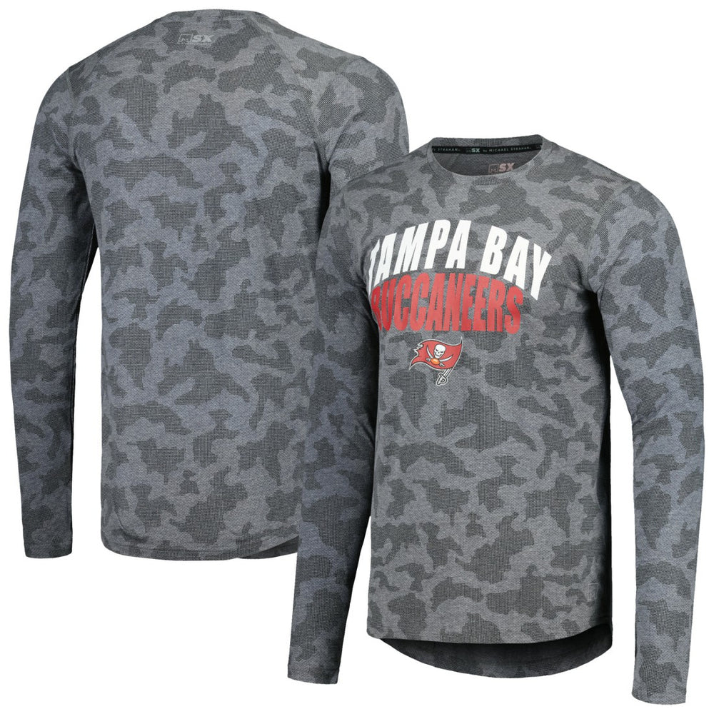 Tampa Bay Buccaneers Starter Long Sleeve T-Shirt Heather Charcoal - NFL