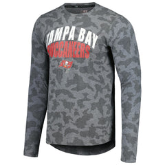 Tampa Bay Buccaneers Starter Long Sleeve T-Shirt Heather Charcoal - NFL