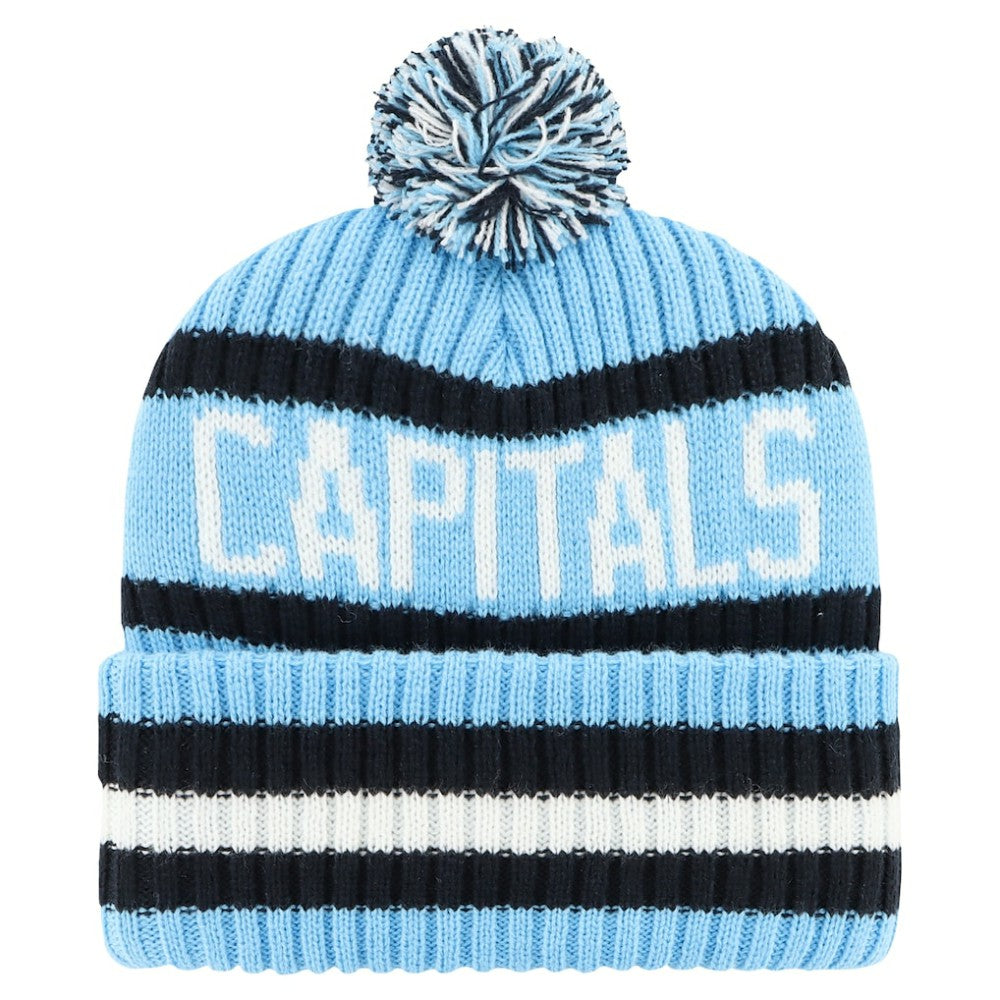 Washington Capitals '47 Cherry Blossom Bering Cuffed Knit Hat with Pom Light Blue