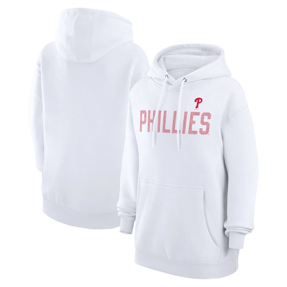 Philadelphia Phillies G-III 4Her by Carl Banks Women's Dot Print Pullover Hoodie Sale