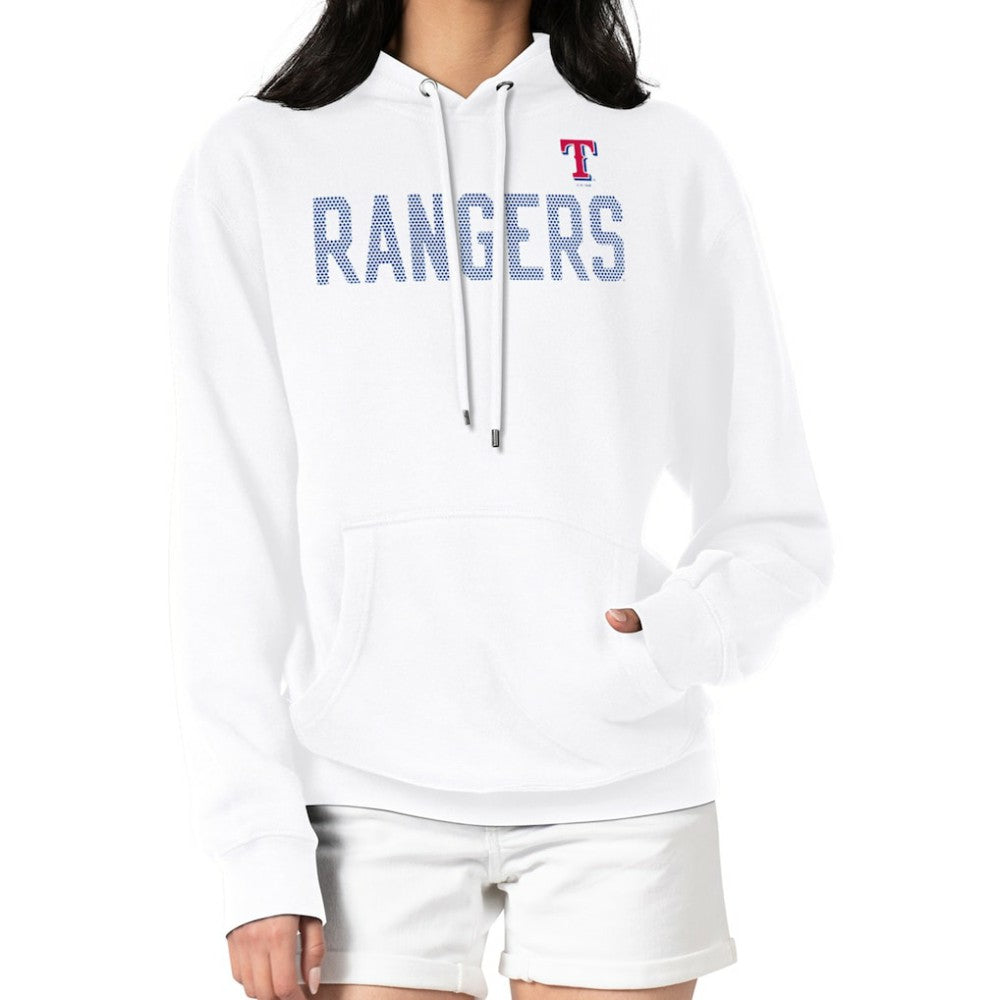 Texas Rangers G-III 4Her by Carl Banks Women's Dot Print Pullover Hoodie On Sale